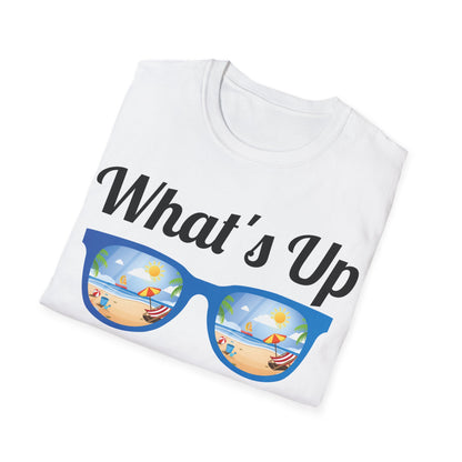 Funny What's Up Beaches Gifts Fathers Day Beach Vacation Summer T-Shirt