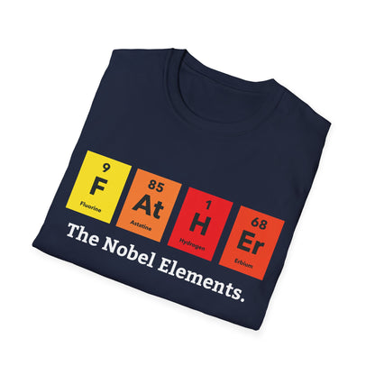 Father The Noble Elements Chemistry Funny Fathers Day Tshirts for Men Women