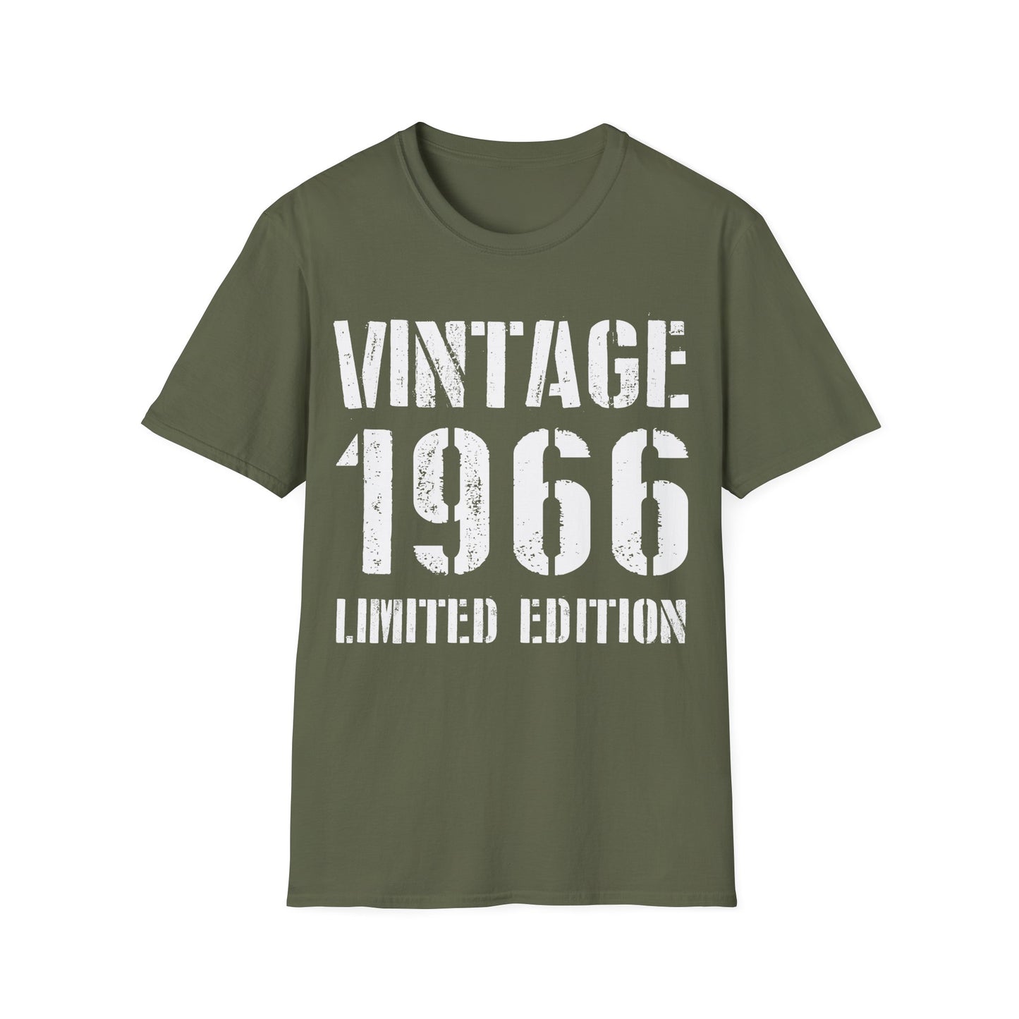 Funny Vintage 1966 60th Birthday Gifts 60 Year Old T-Shirt For Men Women