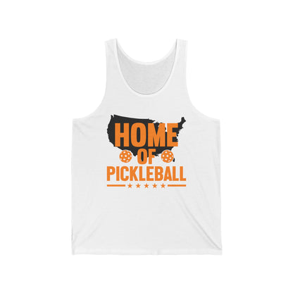 Home of Pickleball USA Map America Tank Top For Men Women Kids