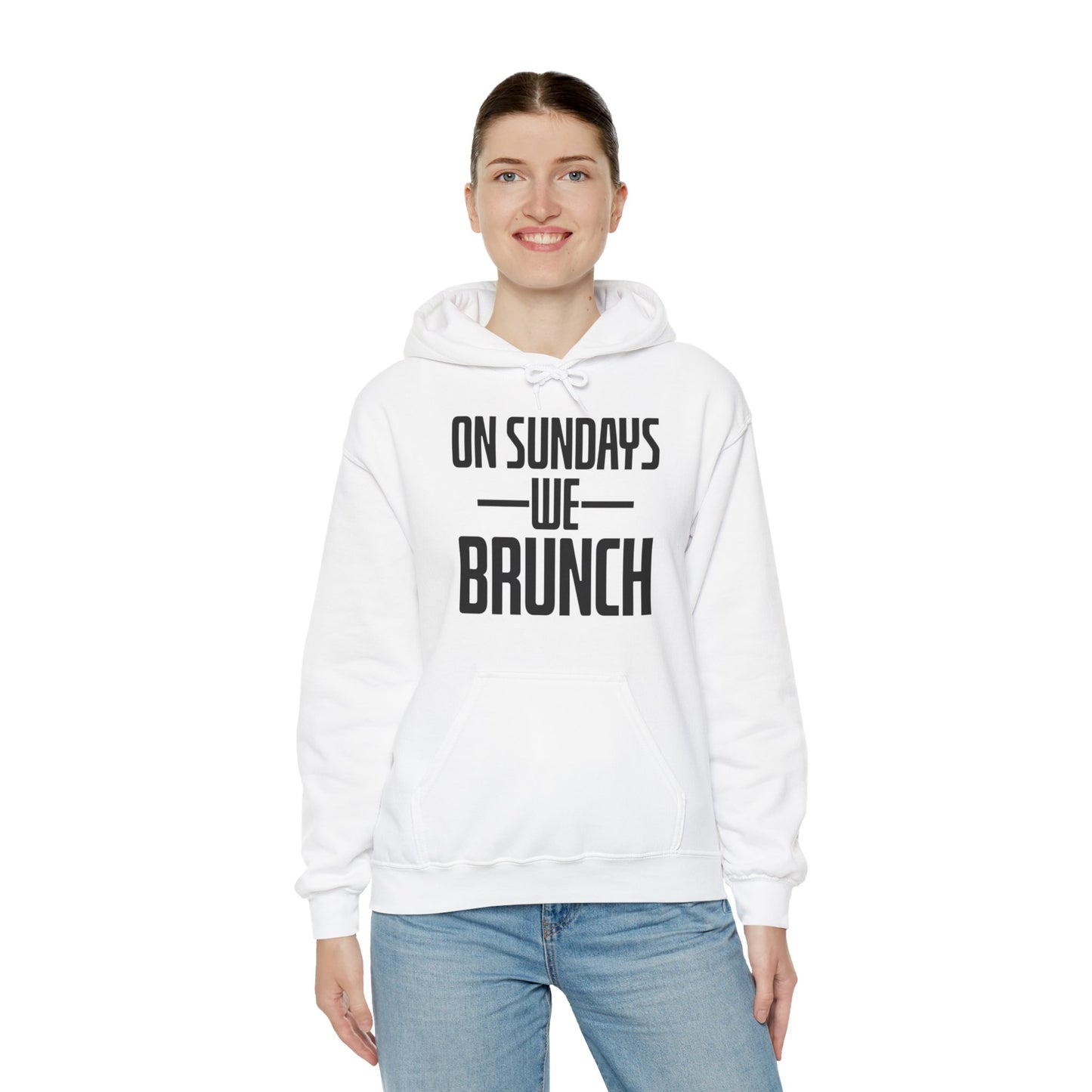 On Sundays We Brunch Friend Gift Sunday Weekend Hoodie  Men Women