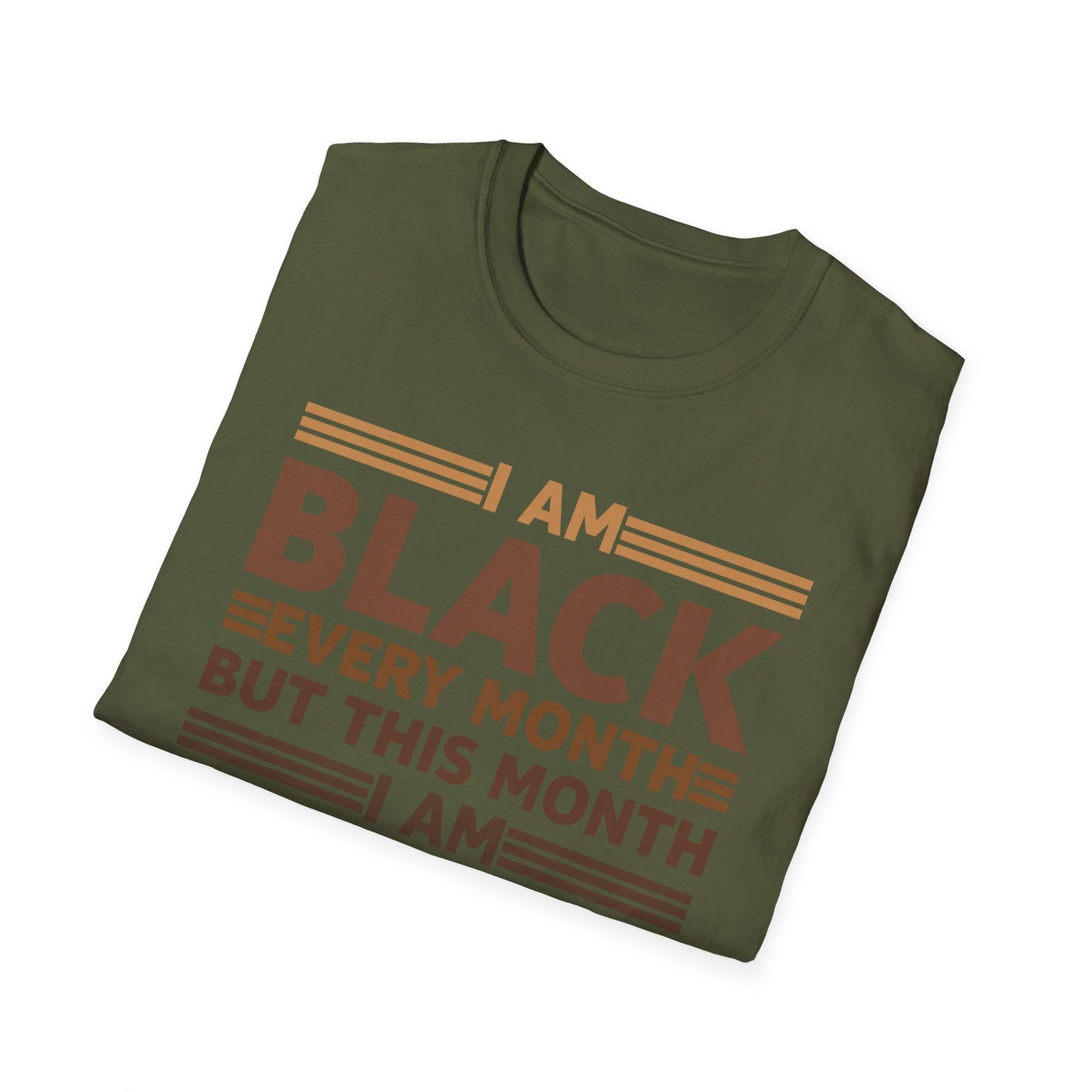 I Am Black Every Month But This Month I'm Blackity Black History Month T-Shirt