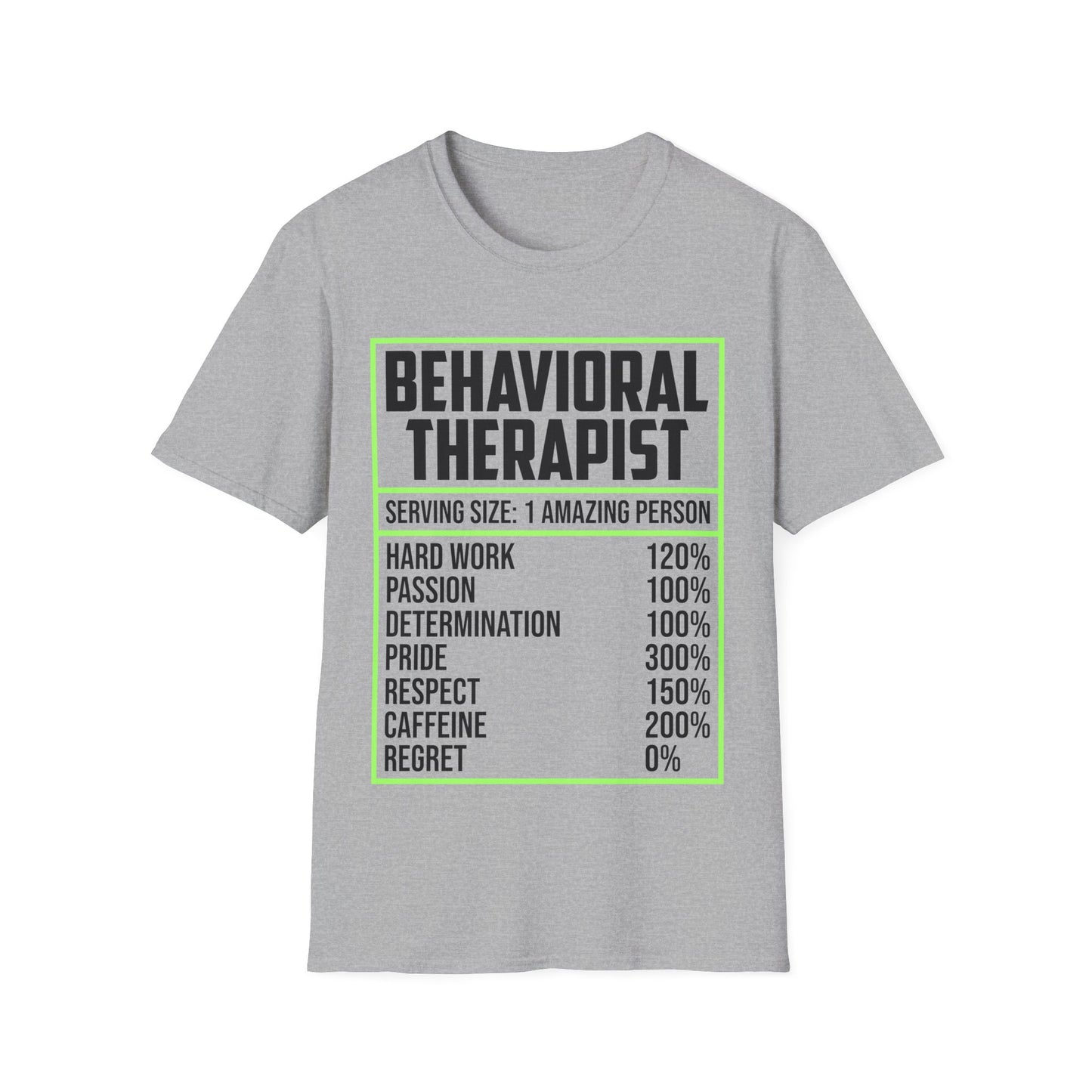 Behavioral Therapist Facts Analyst Behavior Tech SPED Teacher Autism T-Shirt