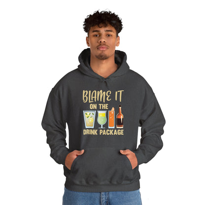 Blame It On The Drink Package Funny Cruise Hoodie For Men Women Hoodie