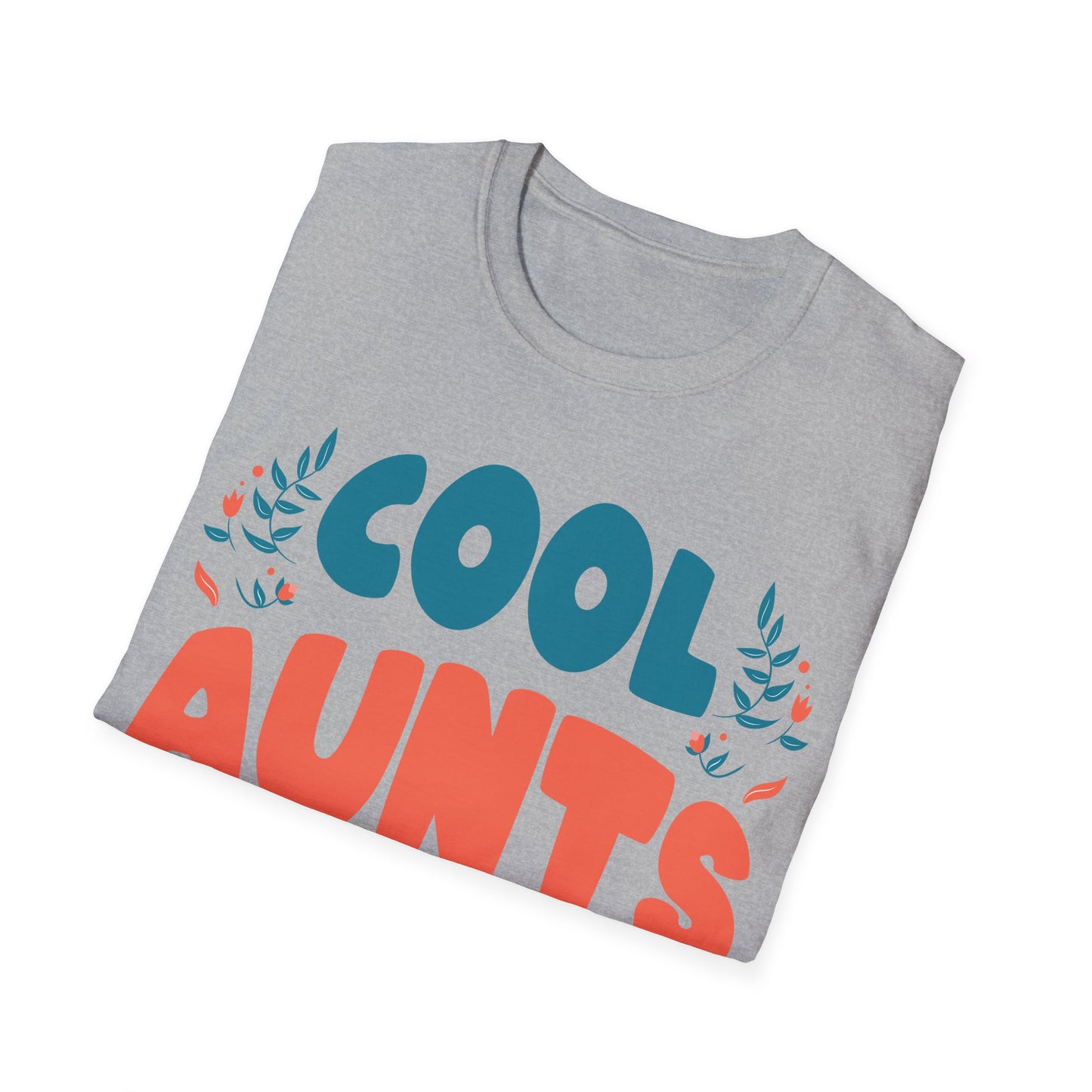 Cool Aunts Club Groovy Retro Smile Aunt Auntie Funny Mother's Day T-Shirt