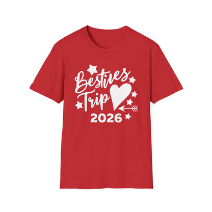 Funny Besties trip or Weekend 2026 For Girls and Women Vacation T-Shirt