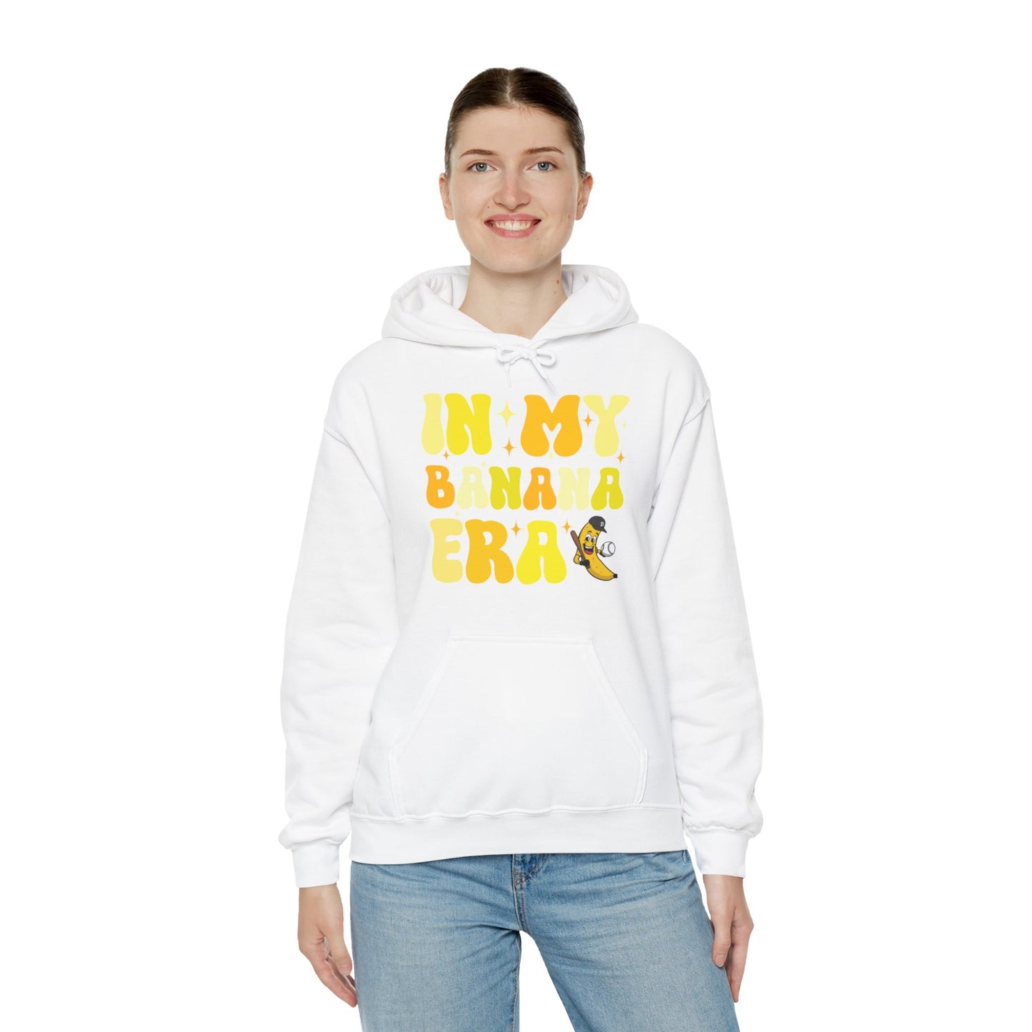 Funny In My Bananas Era Fruit Lover Baseball Player Hoodie For Men Women Hoodie