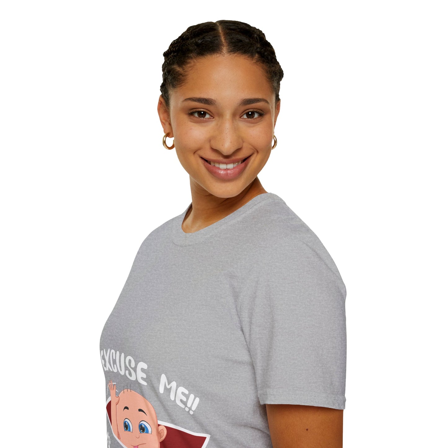 Personalized Month Womens Excuse Me Is It November Yet Cute Baby Girl Funny Pregnancy T-Shirt