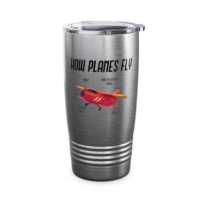 Funny How Planes Fly Airplane Parts Design For Flight Lovers Tumbler