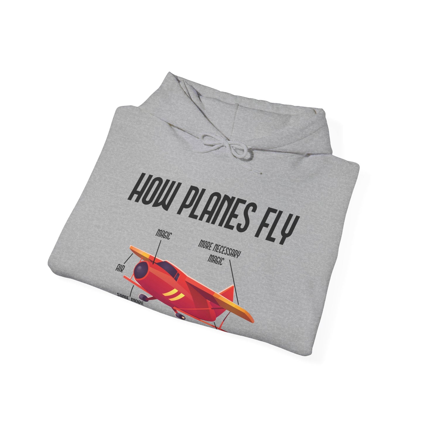 Funny How Planes Fly Airplane Parts Design For Flight Lovers Hoodie