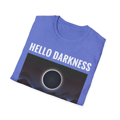 Funny Hello Darkness My Old Friend Solar Eclipse April 08, 2024 T-Shirt for Men Women