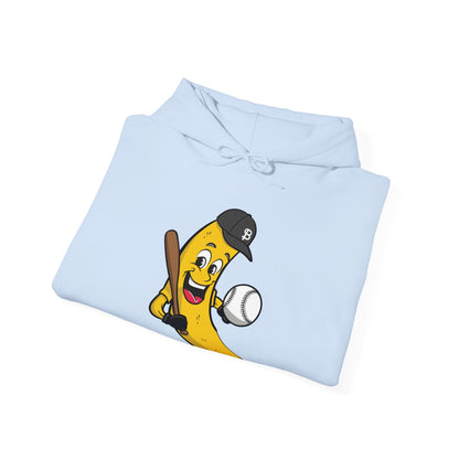 Funny Banana Playing Baseball Fruit Lover Baseball Player Hoodie For Men Women Hoodie