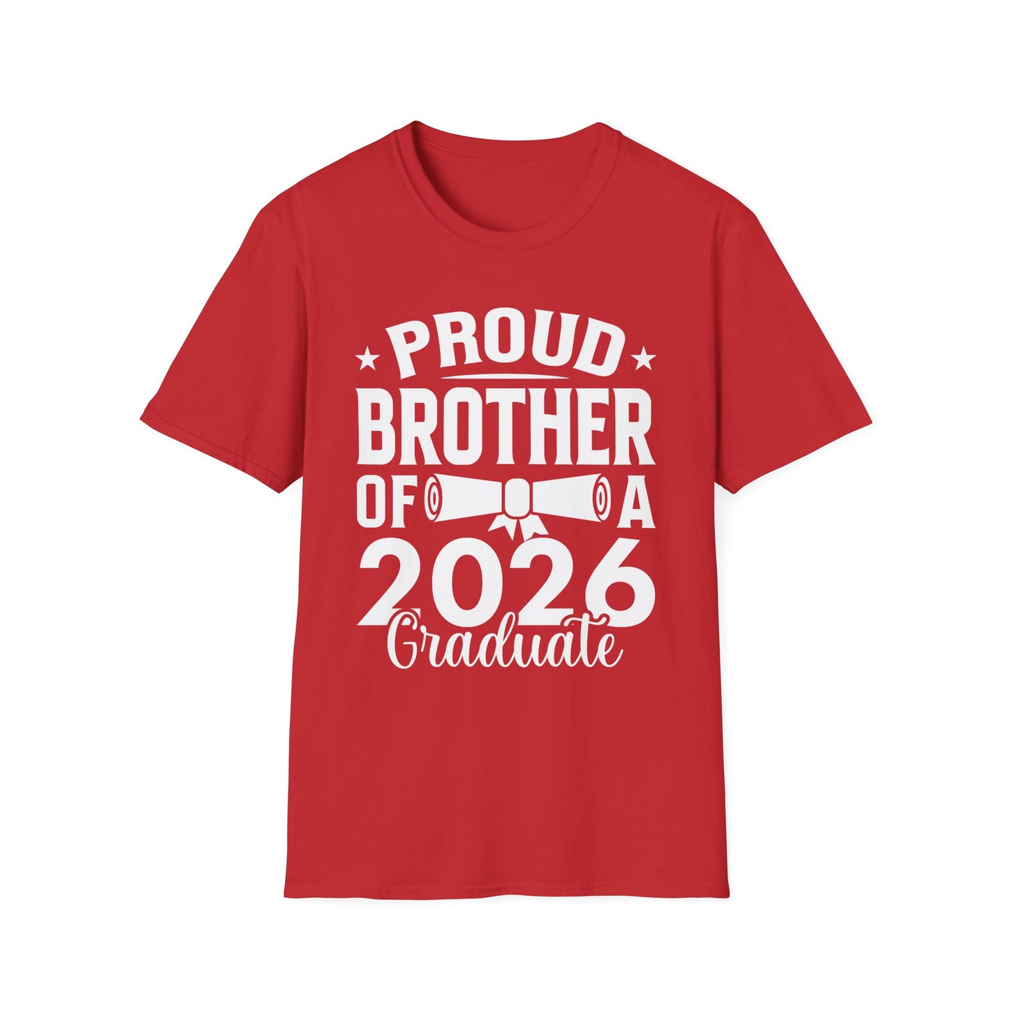 Retro Graduation Proud Brother Of A 2026 Graduate Senior T-Shirt For Men Women