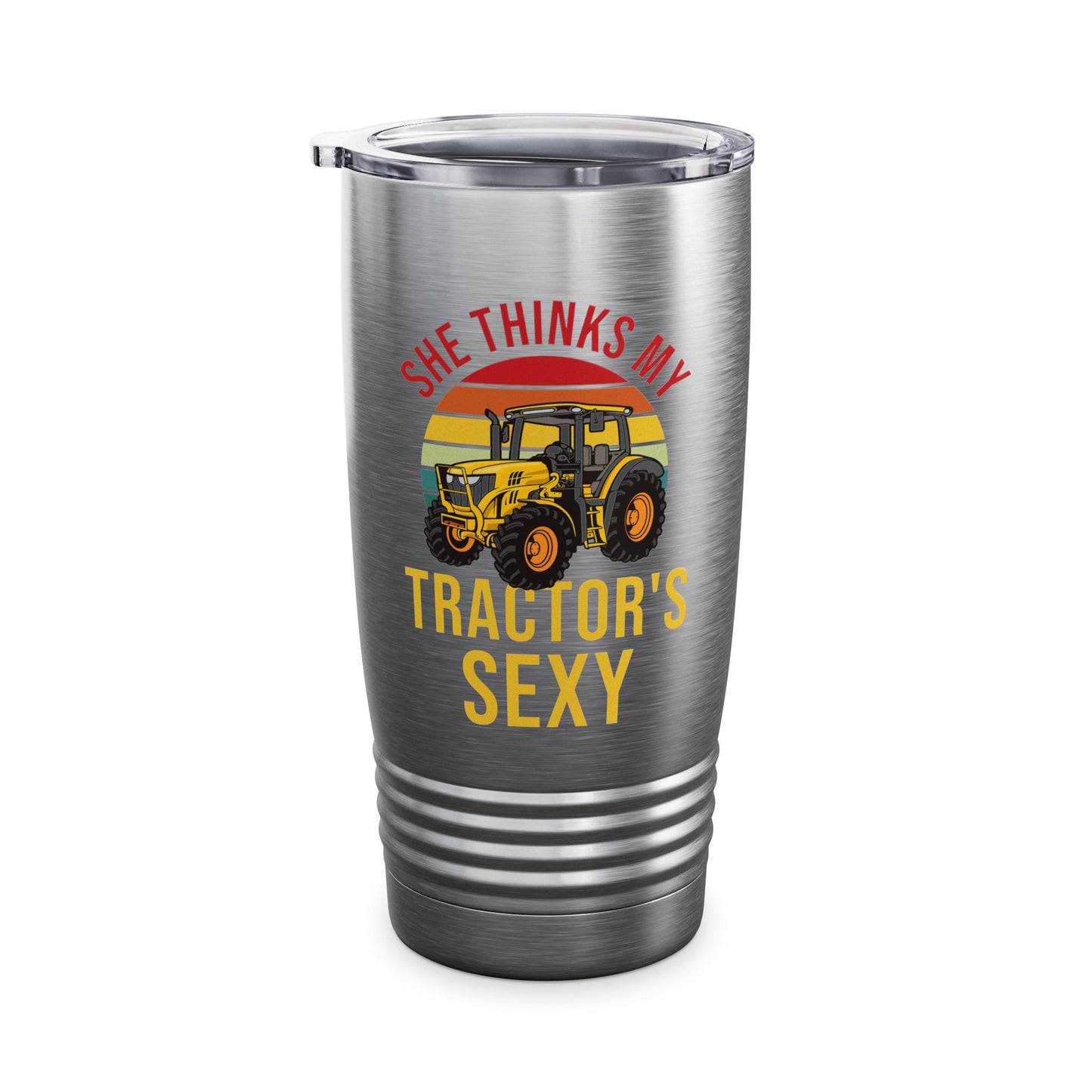 Funny She Thinks My Tractors Sexy Farming Farmer Farm Tumbler