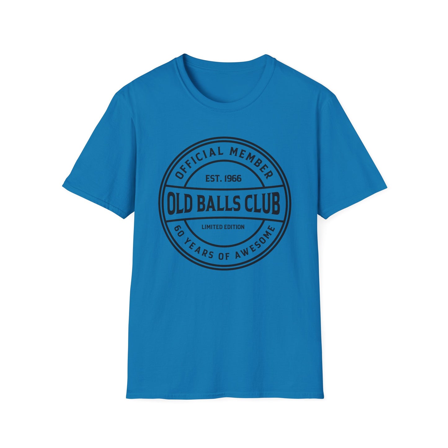 Mens Old Balls Club 60 Years Awesome Sixty 60th Birthday Farthers Day T-Shirt