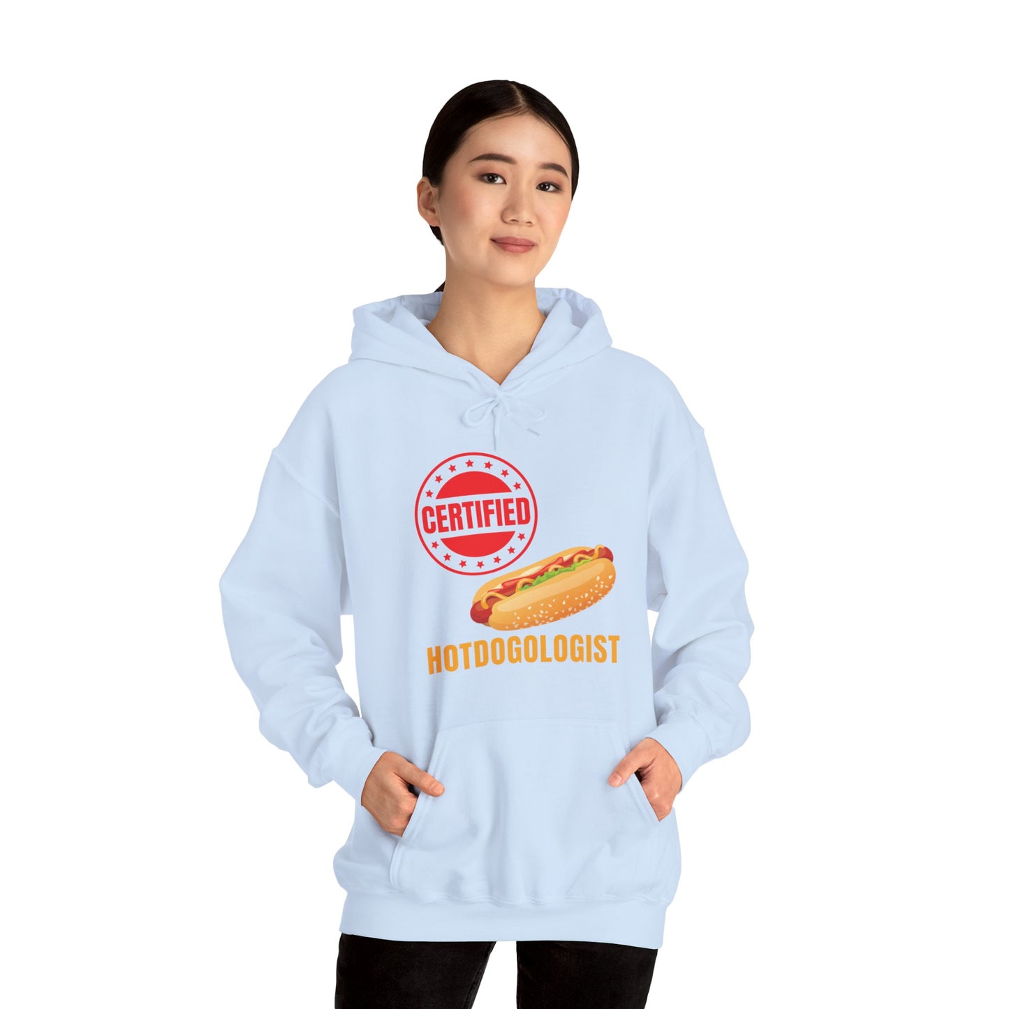 Certified Hotdogologist Hotdog Cool Sausage Hot Dog Lover Hoodie For Men Women Hoodie