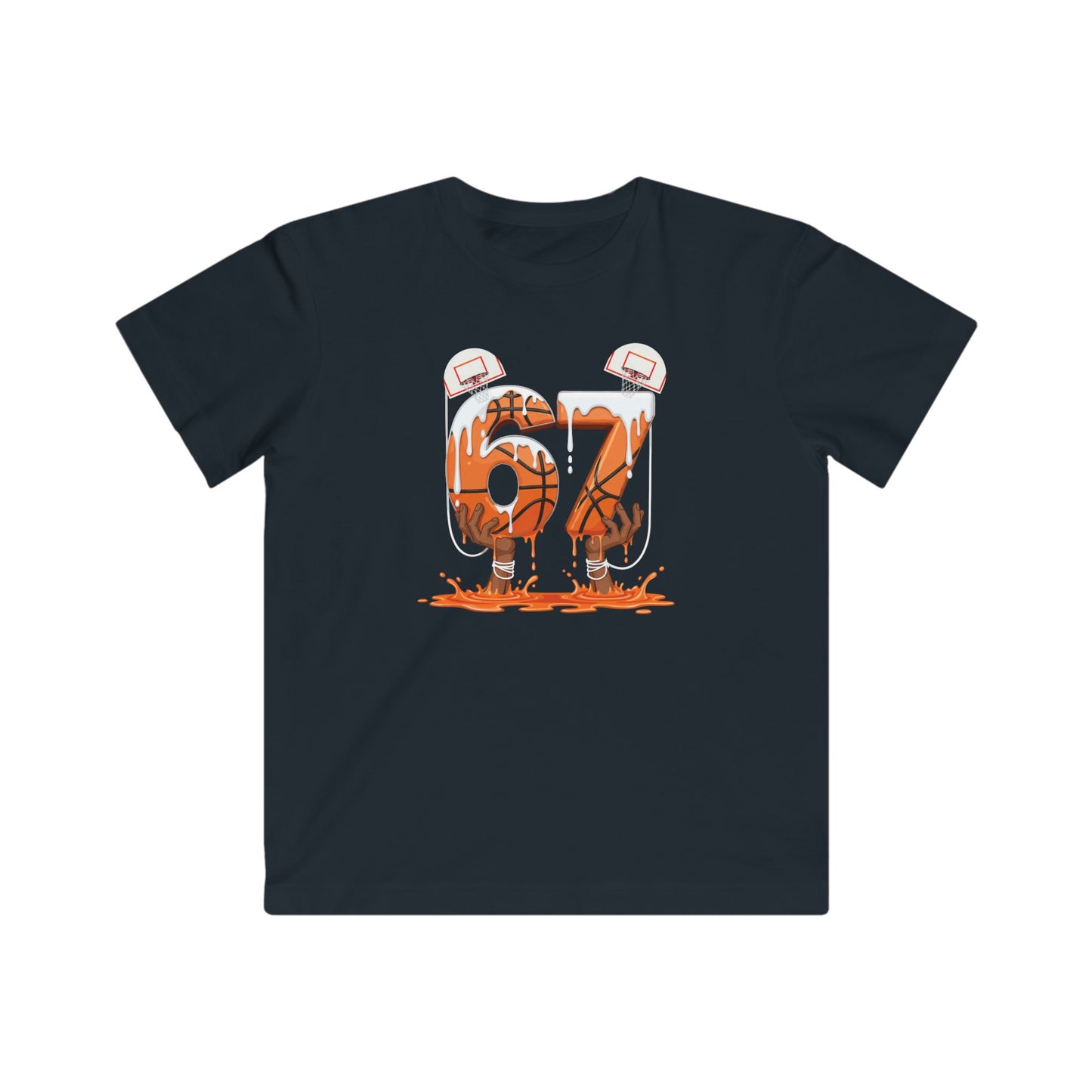 Basketball 67 Six Seven Funny Gen Alpha Meme Drip T-Shirt
