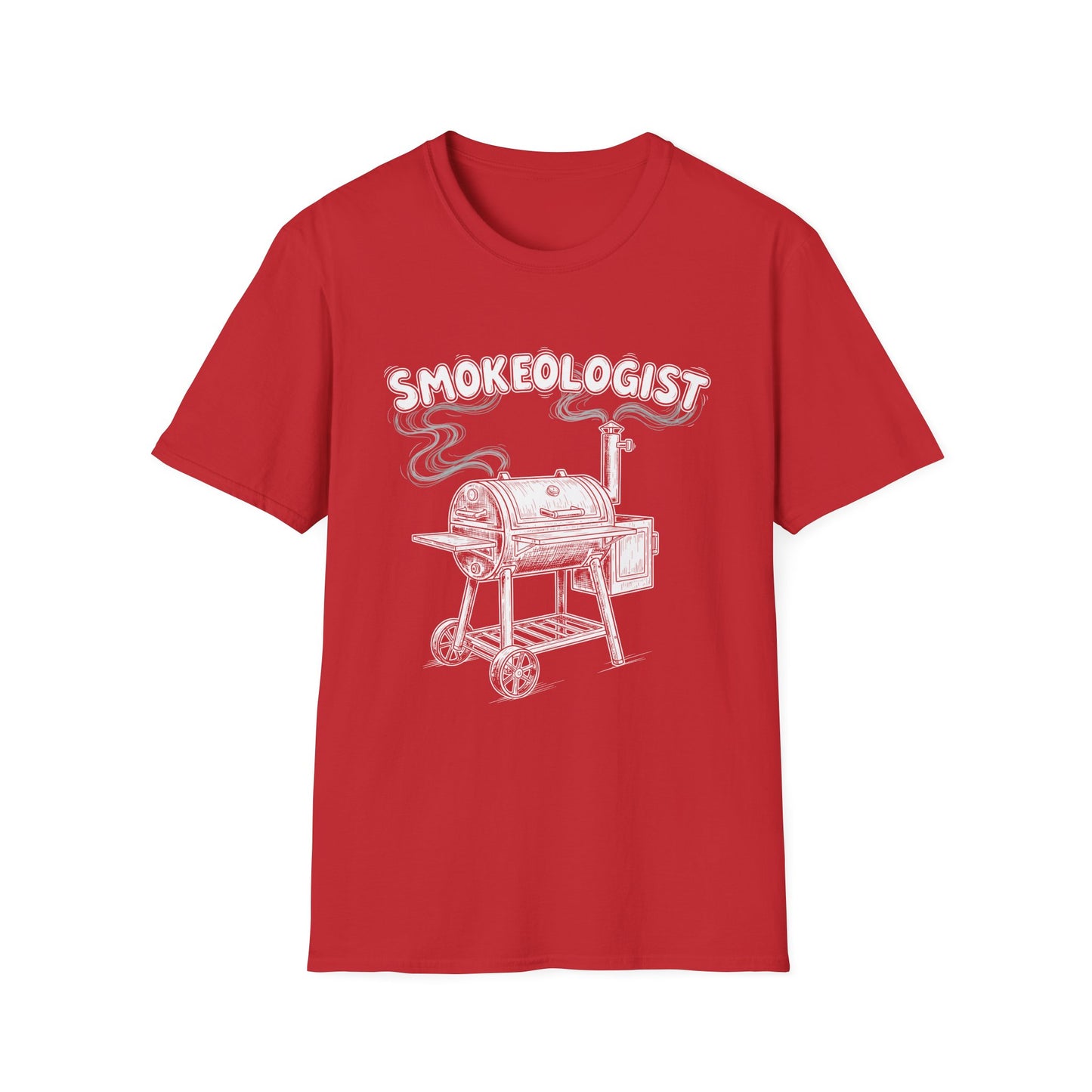 Funny Smokeologist Pitmaster BBQ Smoker Grilling T-Shirt