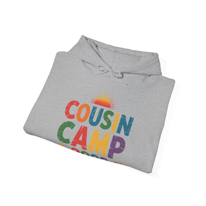 Cousin Camp 2026 Camping Campfire Summer Vacation Family Hoodie
