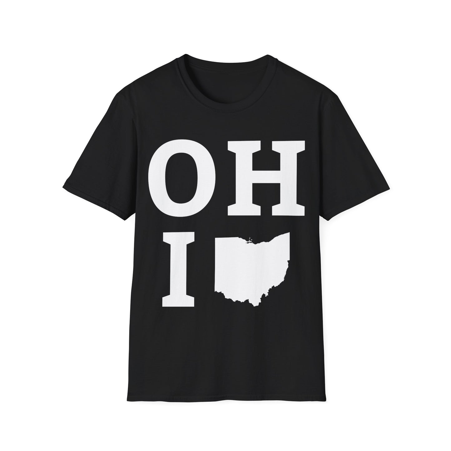 Vintage State of Ohio Flag Map Distressed T-Shirt Men Women