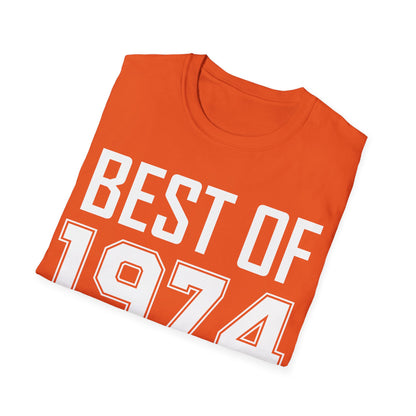 Funny Vintage Best of 1974 50 Year Old Gift 50th Birthday T-Shirt For Men Women T-Shirt