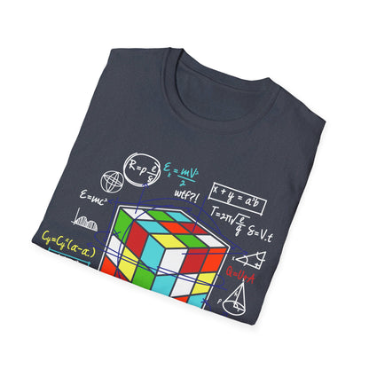 Melting Cube Speed Cubing Math Vintage Puzzle Youth Gifts T-Shirt