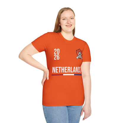 Netherlands Soccer Tee Flag Football Shirt Gift USA 2026 T-Shirt