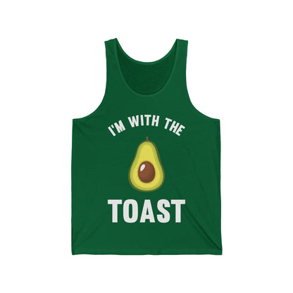 Funny I Am with The Toast Avocado Halloween Costume Tank Tops Men Women