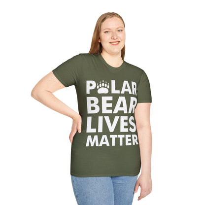 Polar Bear Lives Matter Arctic Save the Bears Animals Endangered T-Shirt