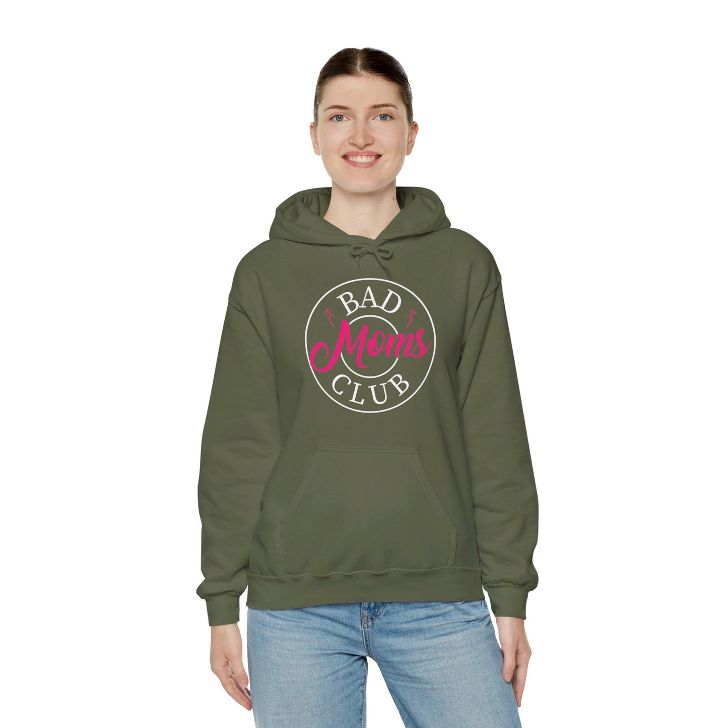 Funny Bad Moms Clubs New Mom Mother Hustler Sarcastic Woman Gift Hoodie