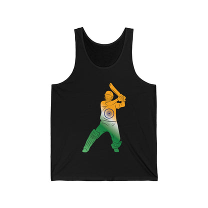 Indian Cricket Team Cricketer Fan Batsmen Flag Of India Tank Top Gift For Men Women Tank Top