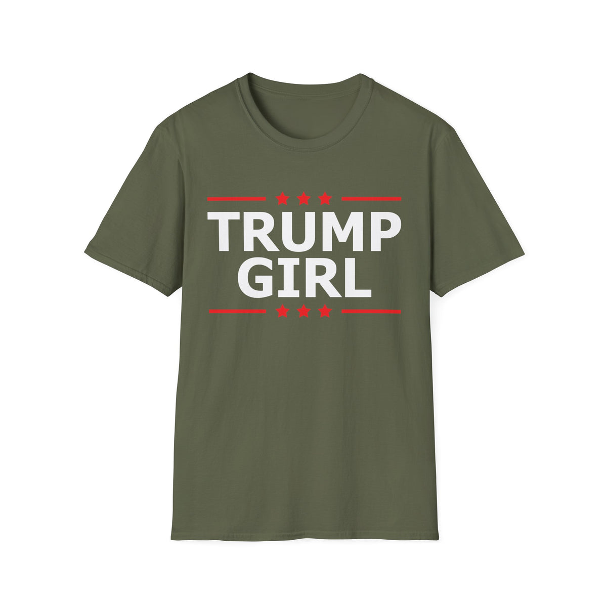 Cute Trump Girl Republican US Flag 2024 Vintage Vote T-Shirt