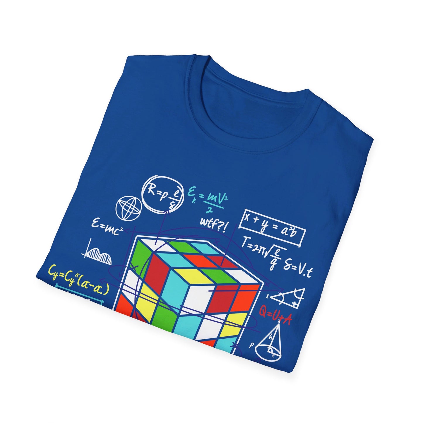 Melting Cube Speed Cubing Math Vintage Puzzle Youth Gifts T-Shirt