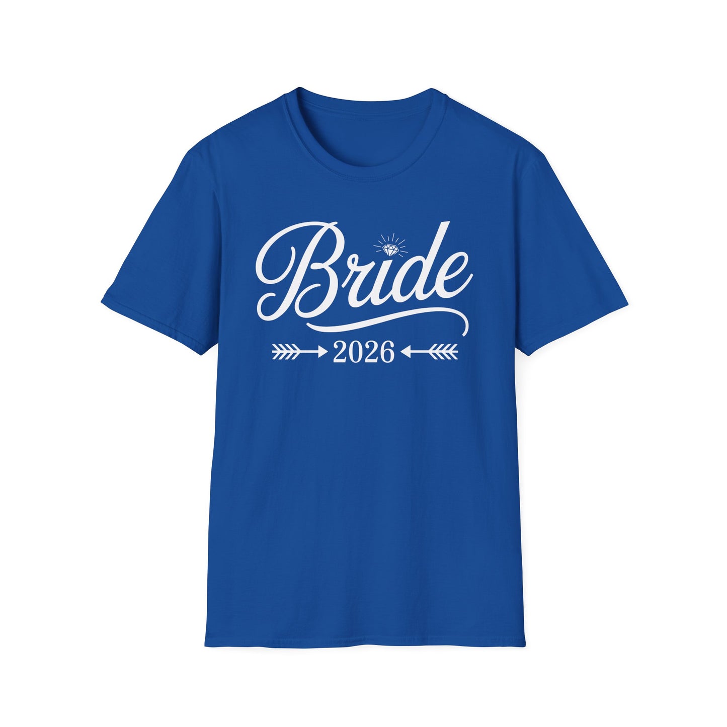 Bride Est 2026 Married Wedding Bridal Party Bachelorette T-Shirt For Women