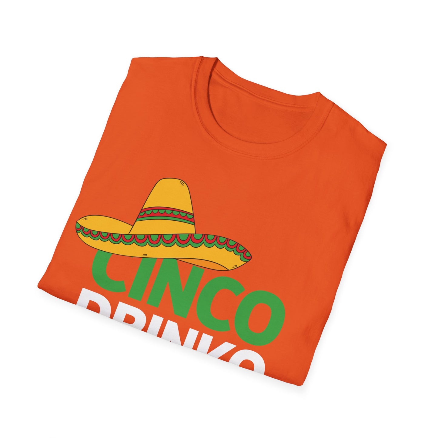 Funny Cinco Drinko Squad Party Mexican Fiesta Cinco de Mayo T-Shirt Men Women