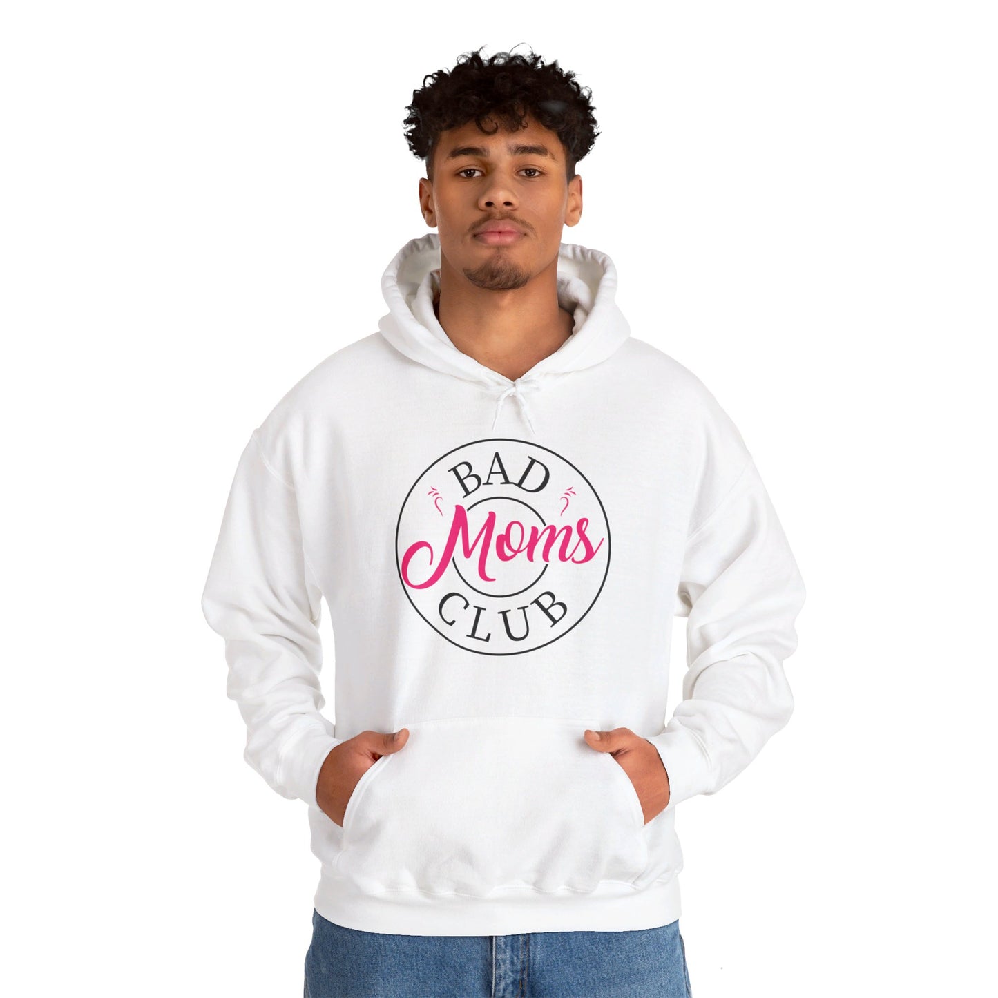 Funny Bad Moms Clubs New Mom Mother Hustler Sarcastic Woman Gift Hoodie
