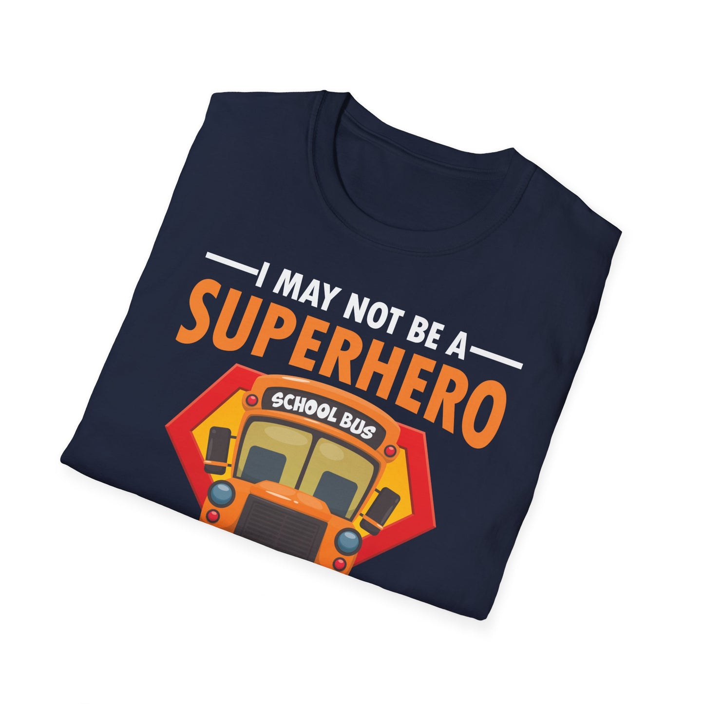 Superhero School Bus Driver Shirt Funny Bus Driver T-Shirt