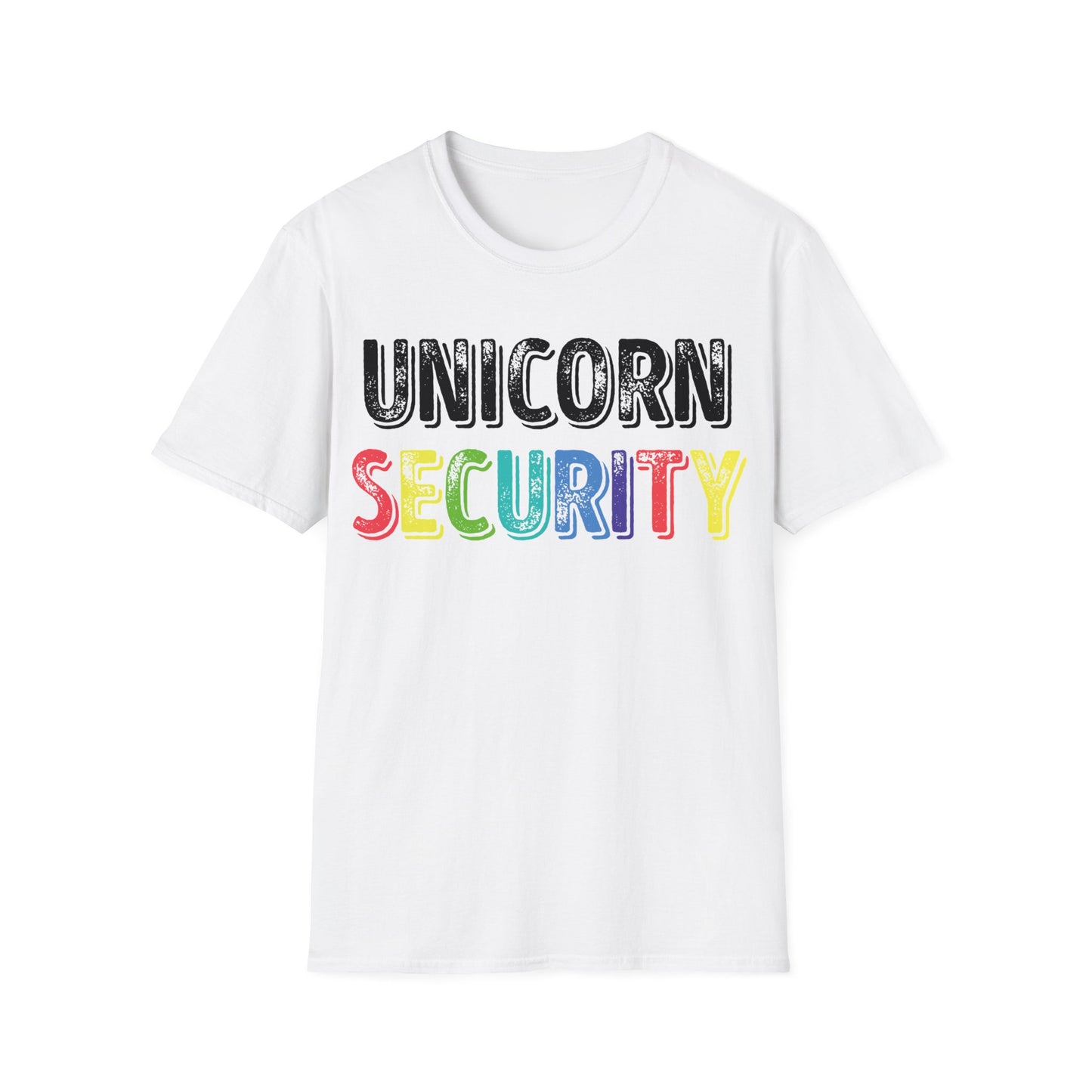 Funny Unicorn Security Costume Police T-Shirt Men Women Kids