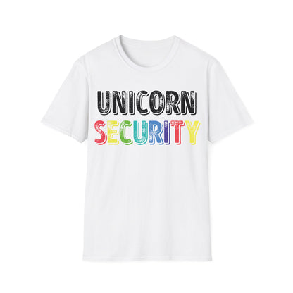 Funny Unicorn Security Costume Police T-Shirt Men Women Kids