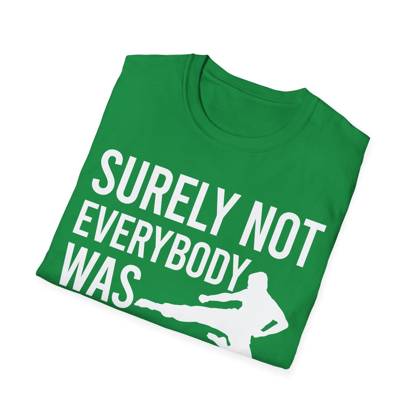 Surely Not Everybody Was Kung Fu Fighting Ninja Fighter T-Shirt For Men Women