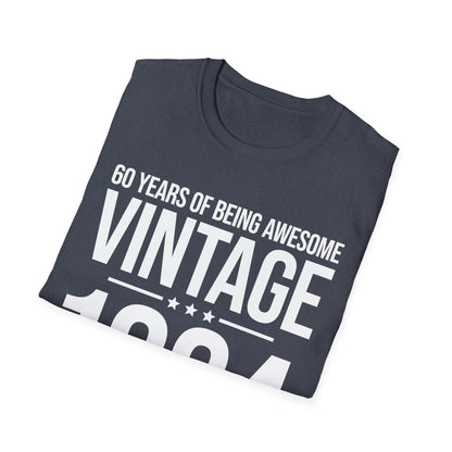 60 Year Old Gifts Vintage 1964 60 Years Awesome 60th Birthday T-Shirt