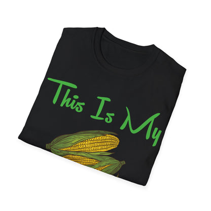 Funny This is my Crop Top Farmer Farming Corn Lover Pun Joke T-Shirt