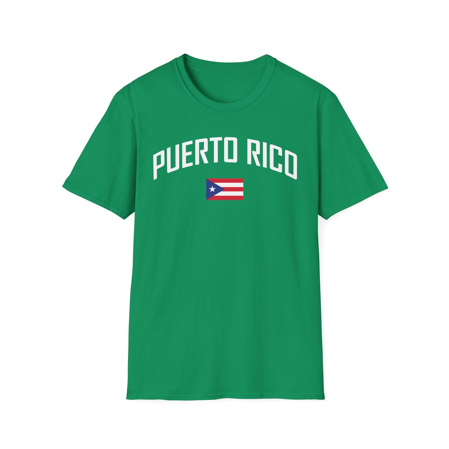 Puerto Rico Flag Retro Text T-Shirt