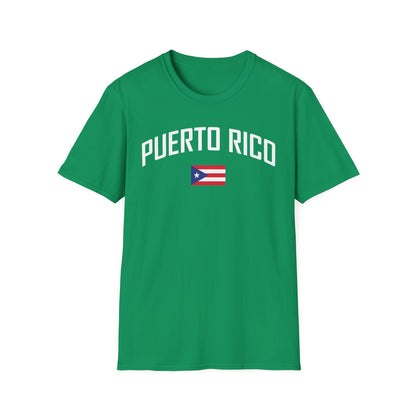 Puerto Rico Flag Retro Text T-Shirt