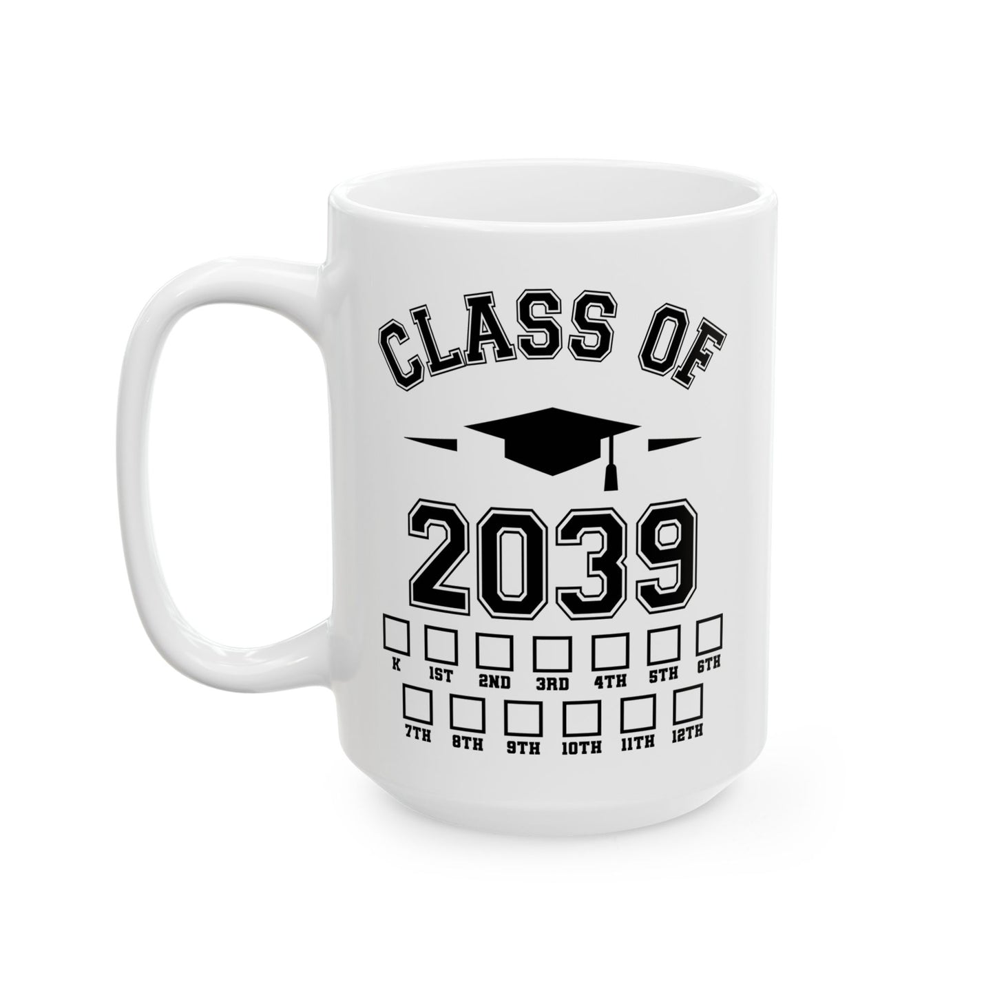 Funny Class of 2039 Grow With Me Kindergarten Back To School Coffee Mug