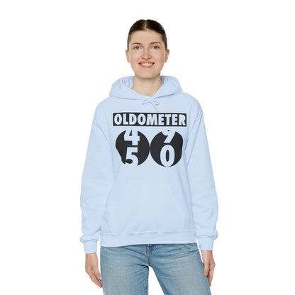 Funny Oldometer Odometer 50th Birthday Gift 50 yrs Old Joke Hoodie For Men Women Hoodie