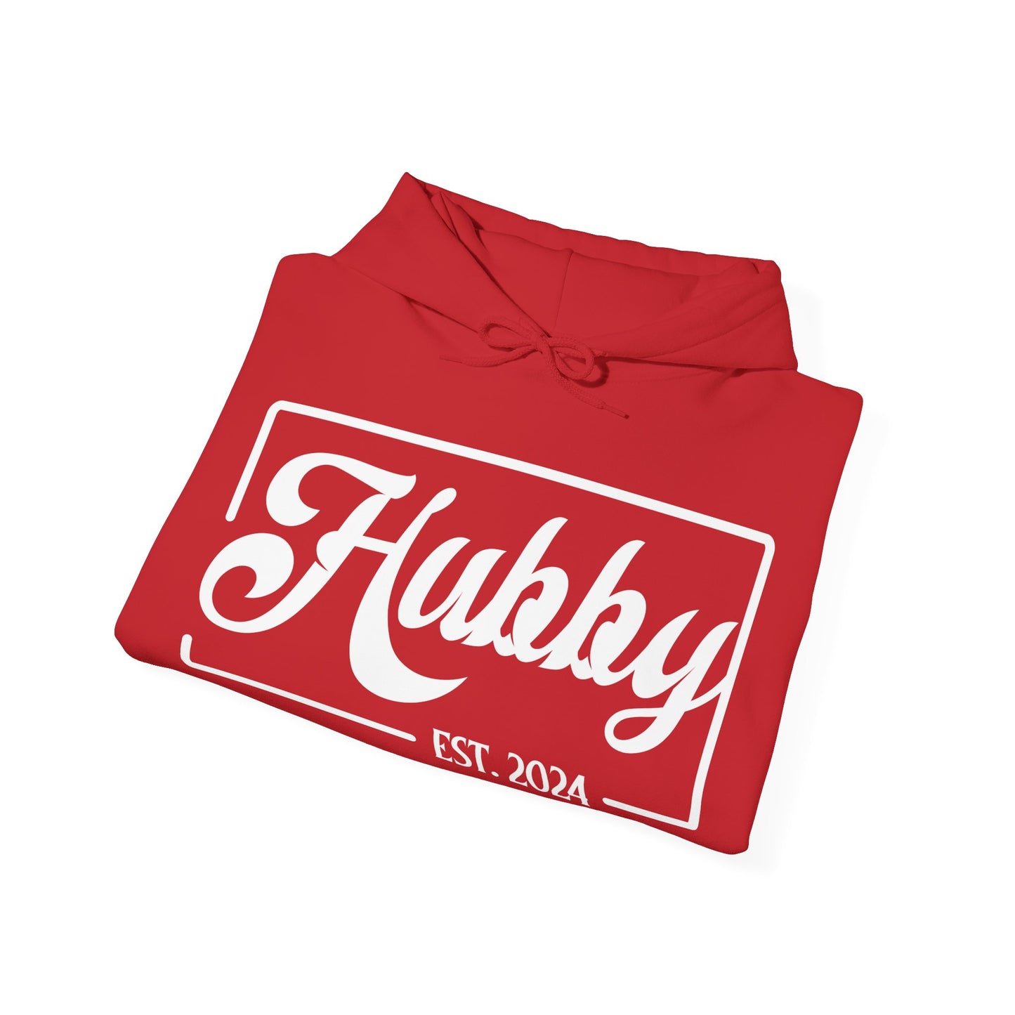 Hubby Est 2024 Just Married Honeymoon Wedding Couples Hoodie For Men Hoodie