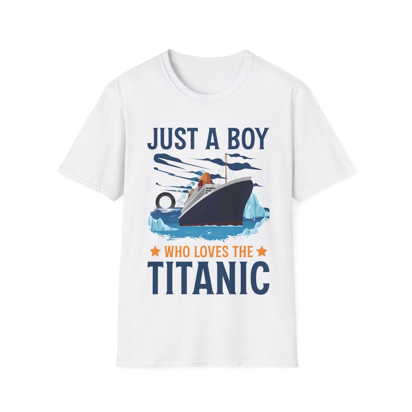 Just A Boy Who Just Loves The Rms Titanic Cruise Ship T-shirt For Men Women