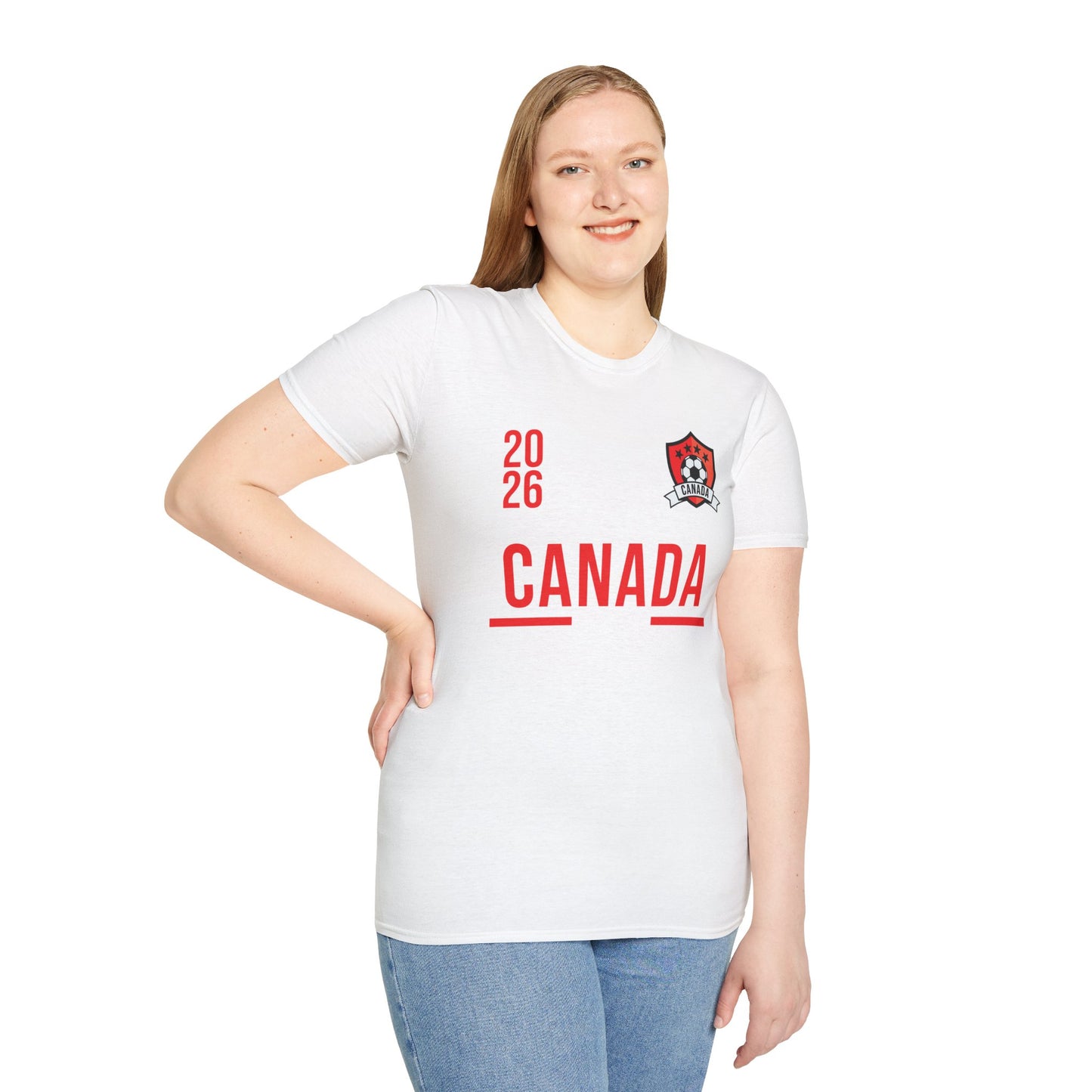 Canada Soccer Tee Flag Football Shirt Gift 2026 T-Shirt