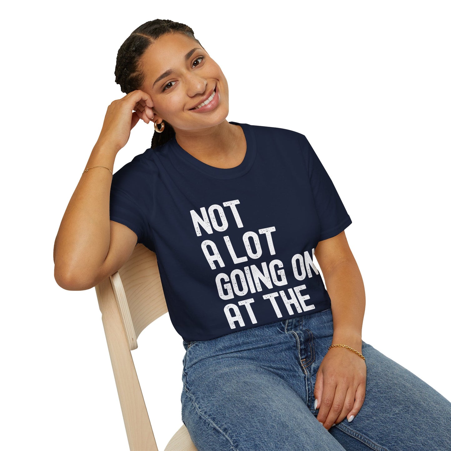 Funny Not a Lot Going on at the Moment Distressed T-Shirt For Men Women